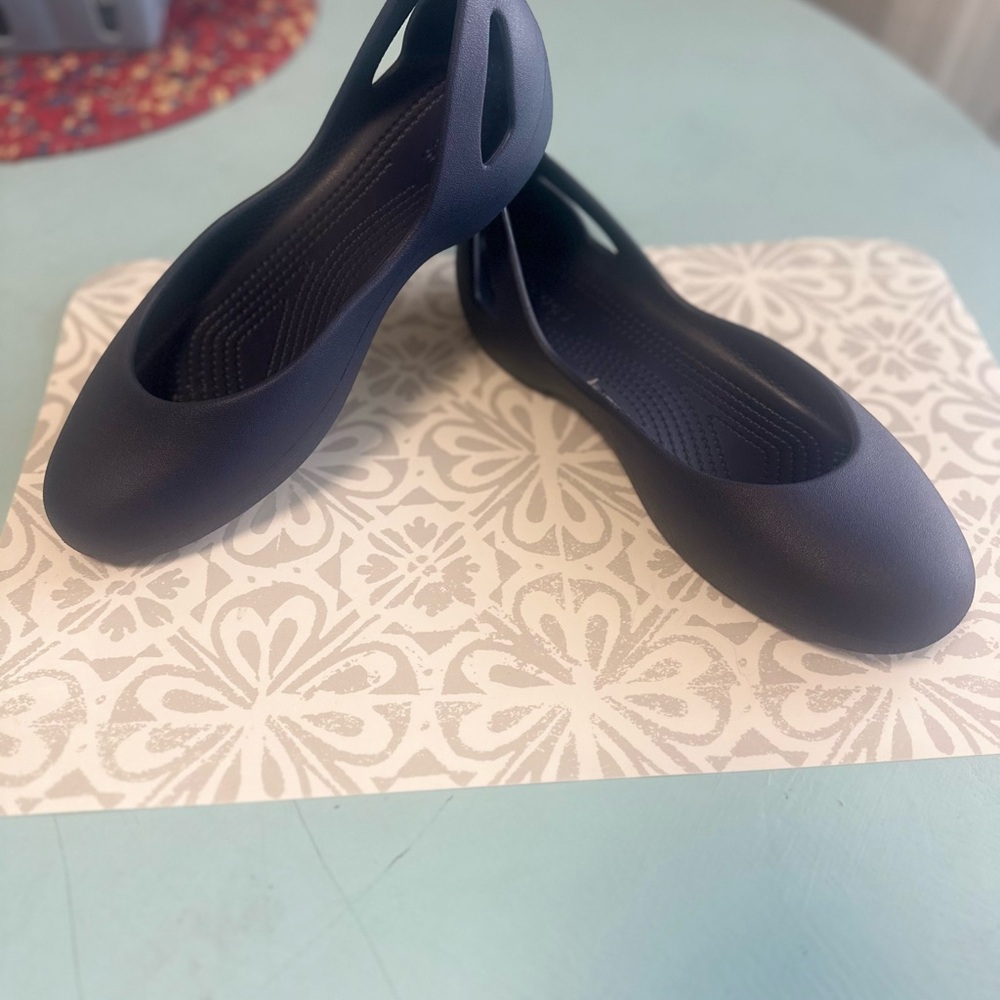 CROCS Navy Women's Flats
